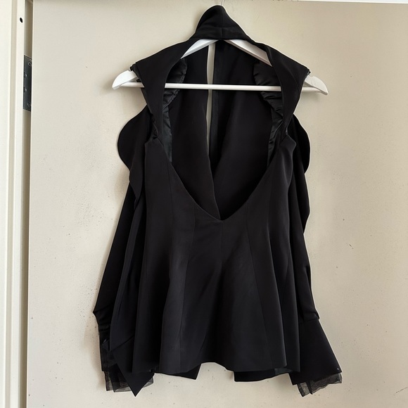 Elisabetta Franchi Giacca Jacket in Black - Picture 2 of 7